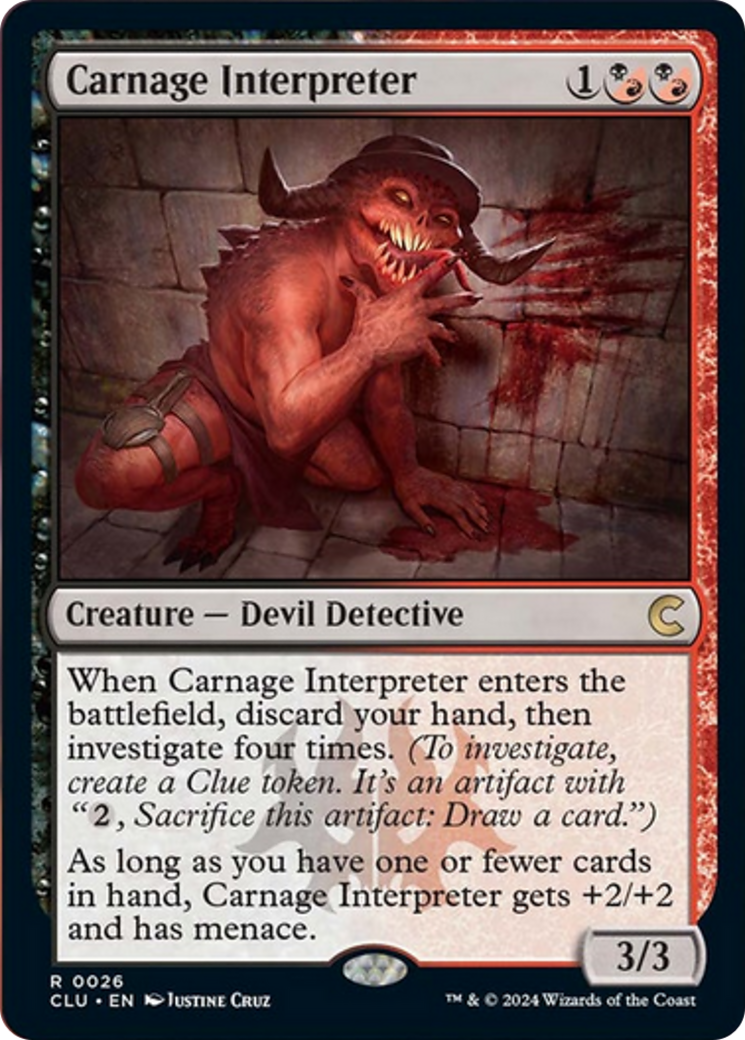 Carnage Interpreter [Ravnica: Clue Edition] | Gear Gaming Bentonville