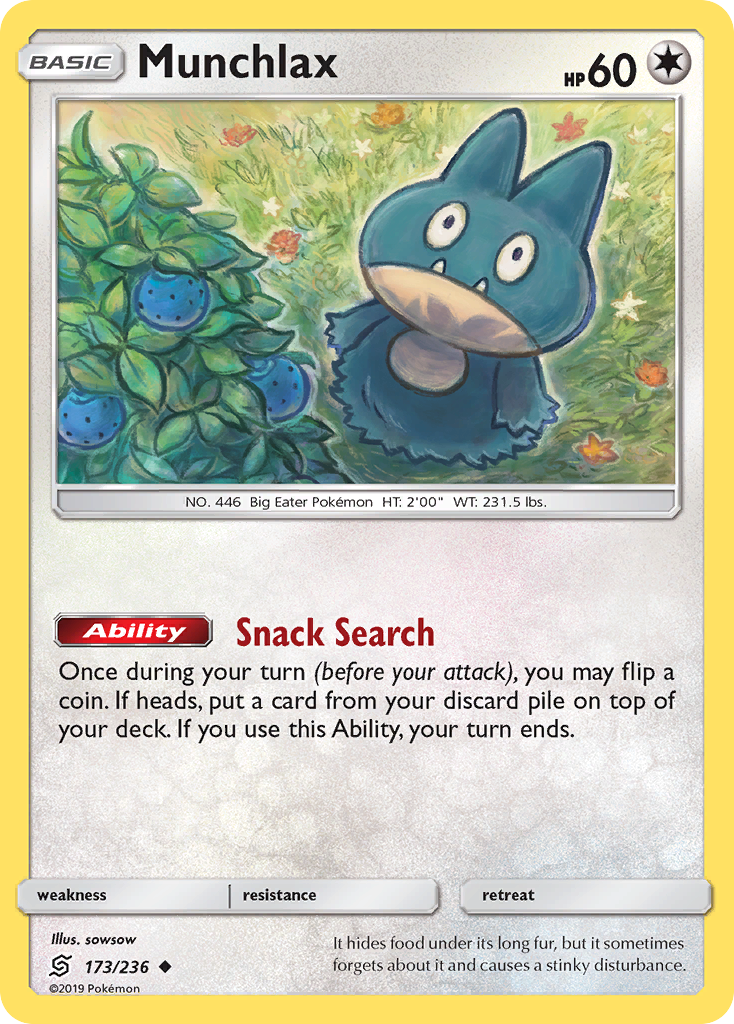 Munchlax (173/236) [Sun & Moon: Unified Minds] | Gear Gaming Bentonville