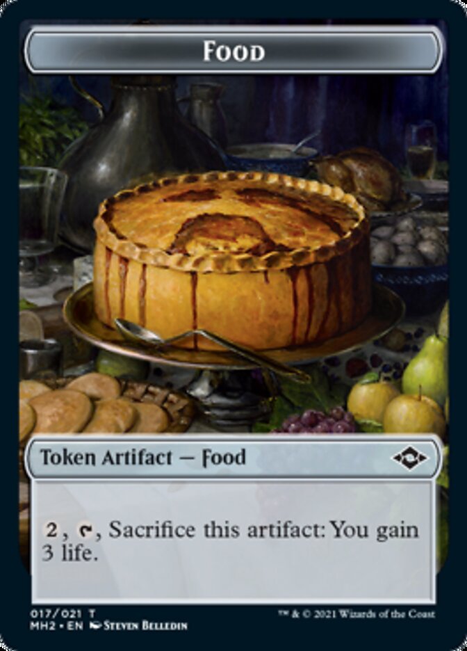 Food Token (#17) // Phyrexian Germ Token [Modern Horizons 2 Tokens] | Gear Gaming Bentonville