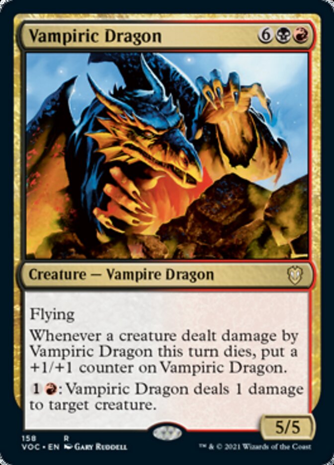 Vampiric Dragon [Innistrad: Crimson Vow Commander] | Gear Gaming Bentonville