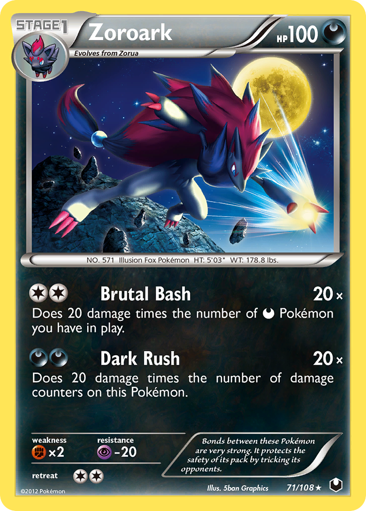 Zoroark (71/108) [Black & White: Dark Explorers] | Gear Gaming Bentonville