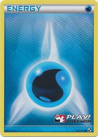 Water Energy (107/114) (Play Pokemon Promo) [Black & White: Base Set] | Gear Gaming Bentonville