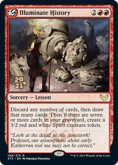 Illuminate History [Strixhaven: School of Mages Prerelease Promos] | Gear Gaming Bentonville
