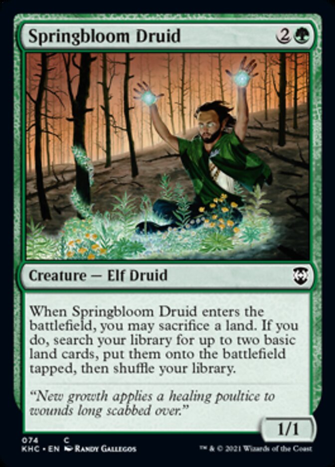 Springbloom Druid [Kaldheim Commander] | Gear Gaming Bentonville