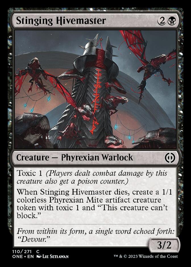 Stinging Hivemaster [Phyrexia: All Will Be One] | Gear Gaming Bentonville