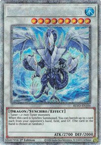 Trishula, Dragon of the Ice Barrier (Starlight Rare) [BLVO-EN100] Starlight Rare | Gear Gaming Bentonville