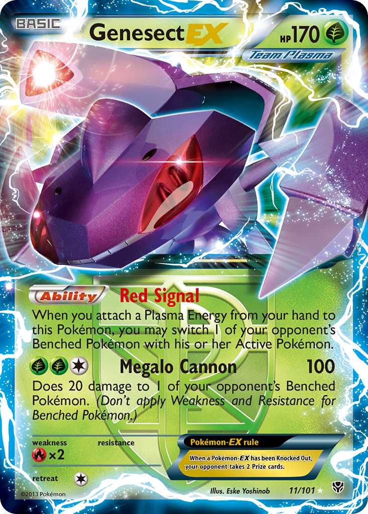Genesect EX (11/101) [Black & White: Plasma Blast] | Gear Gaming Bentonville