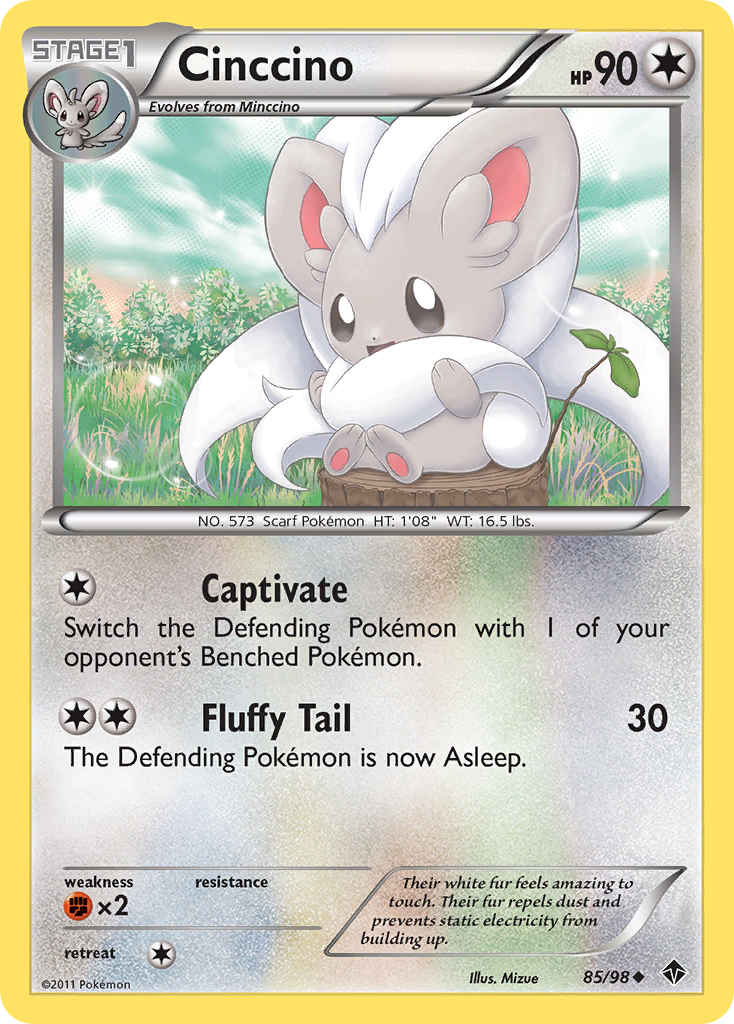 Cinccino (85/98) [Black & White: Emerging Powers] | Gear Gaming Bentonville