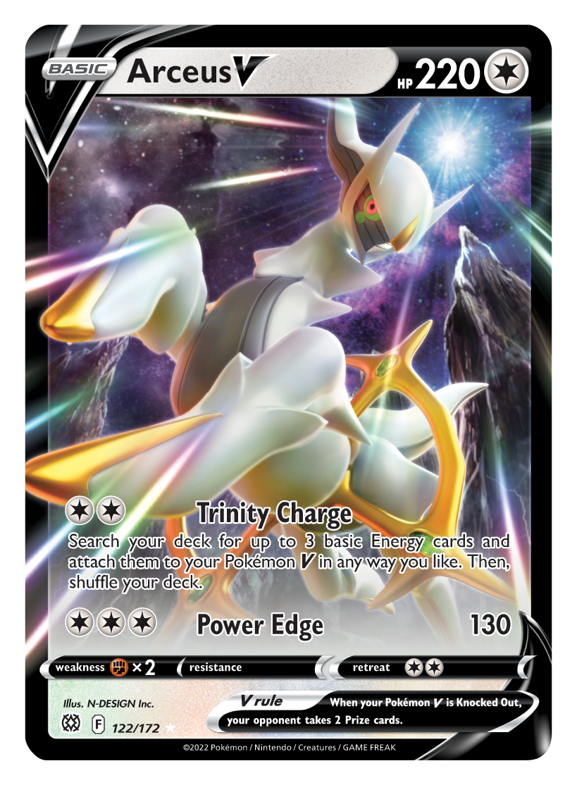 Arceus V (122/172) [Sword & Shield: Brilliant Stars] | Gear Gaming Bentonville