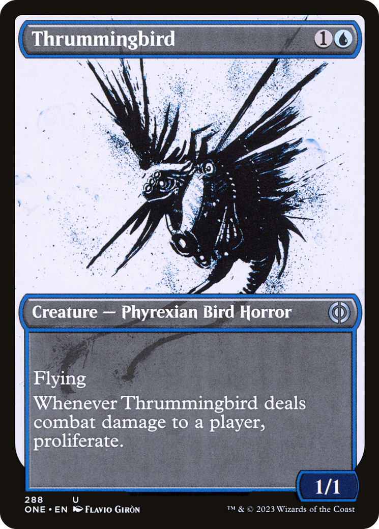 Thrummingbird (Showcase Ichor) [Phyrexia: All Will Be One] | Gear Gaming Bentonville