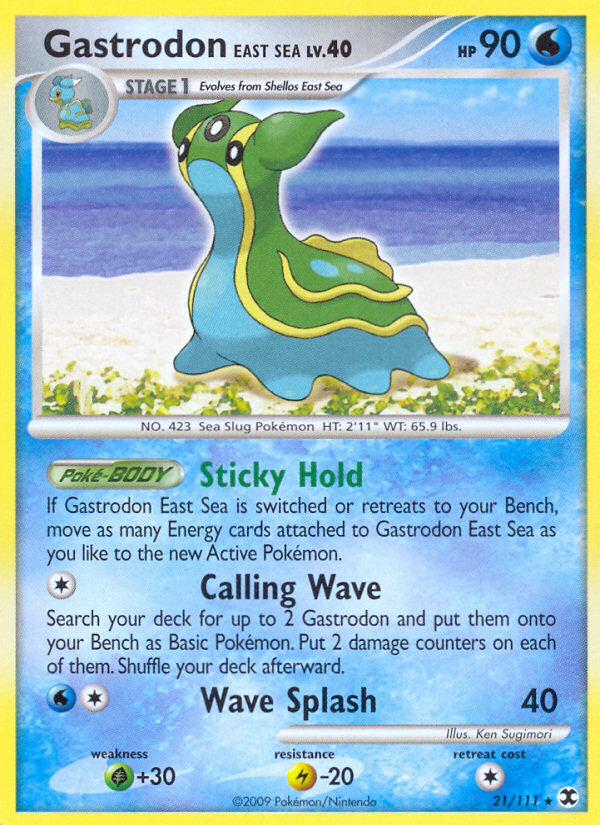 Gastrodon East Sea (21/111) [Platinum: Rising Rivals] | Gear Gaming Bentonville