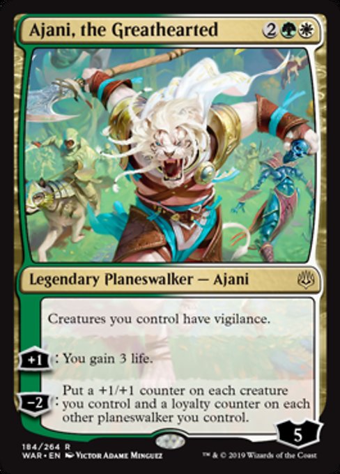 Ajani, the Greathearted [War of the Spark] | Gear Gaming Bentonville