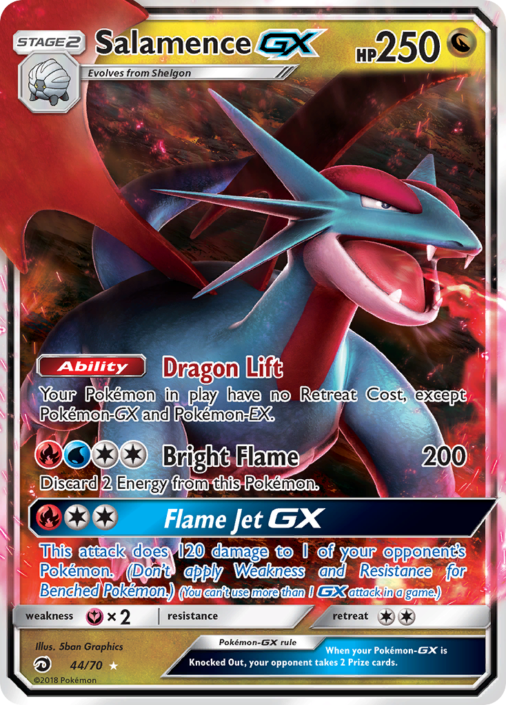 Salamence GX (44/70) [Sun & Moon: Dragon Majesty] | Gear Gaming Bentonville