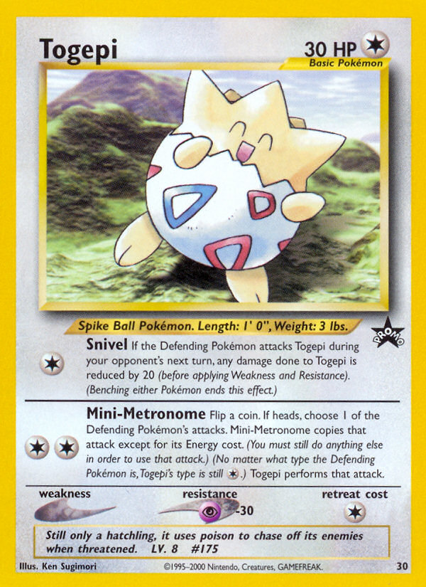 Togepi (30) [Wizards of the Coast: Black Star Promos] | Gear Gaming Bentonville