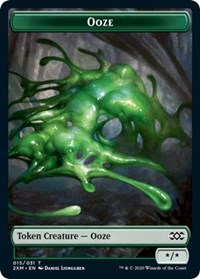 Ooze // Wurm (030) Double-sided Token [Double Masters Tokens] | Gear Gaming Bentonville