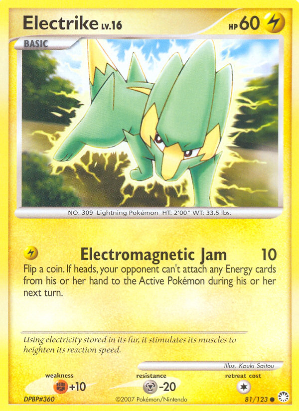 Electrike (81/123) [Diamond & Pearl: Mysterious Treasures] | Gear Gaming Bentonville