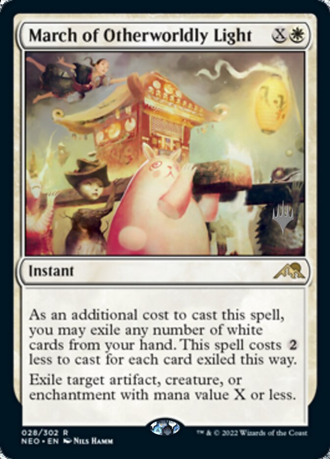 March of Otherworldly Light (Promo Pack) [Kamigawa: Neon Dynasty Promos] | Gear Gaming Bentonville