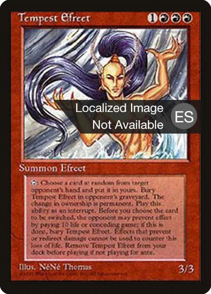 Tempest Efreet [Fourth Edition (Foreign Black Border)] | Gear Gaming Bentonville