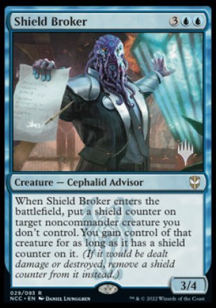 Shield Broker (Promo Pack) [Streets of New Capenna Commander Promos] | Gear Gaming Bentonville