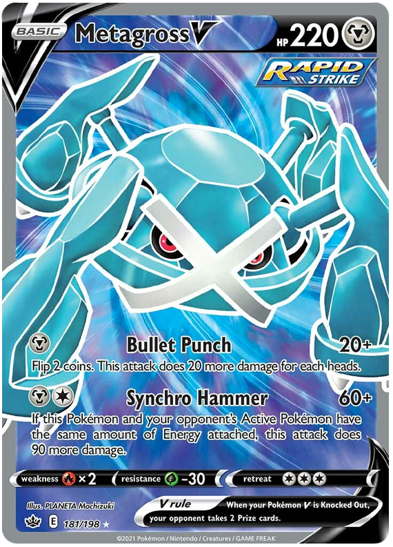 Metagross V (181/198) [Sword & Shield: Chilling Reign] | Gear Gaming Bentonville