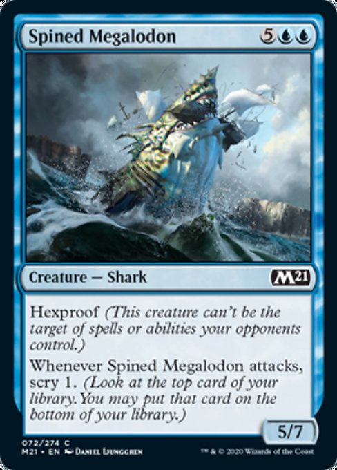 Spined Megalodon [Core Set 2021] | Gear Gaming Bentonville