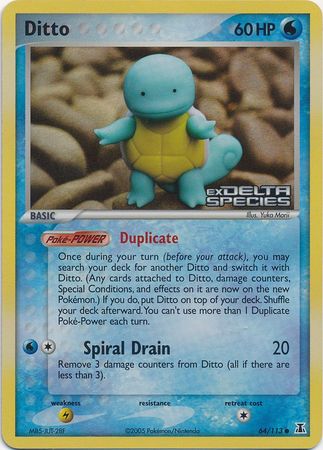 Ditto (64/113) (Stamped) [EX: Delta Species] | Gear Gaming Bentonville