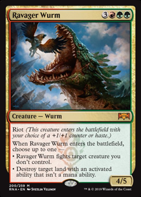 Ravager Wurm [Ravnica Allegiance] | Gear Gaming Bentonville