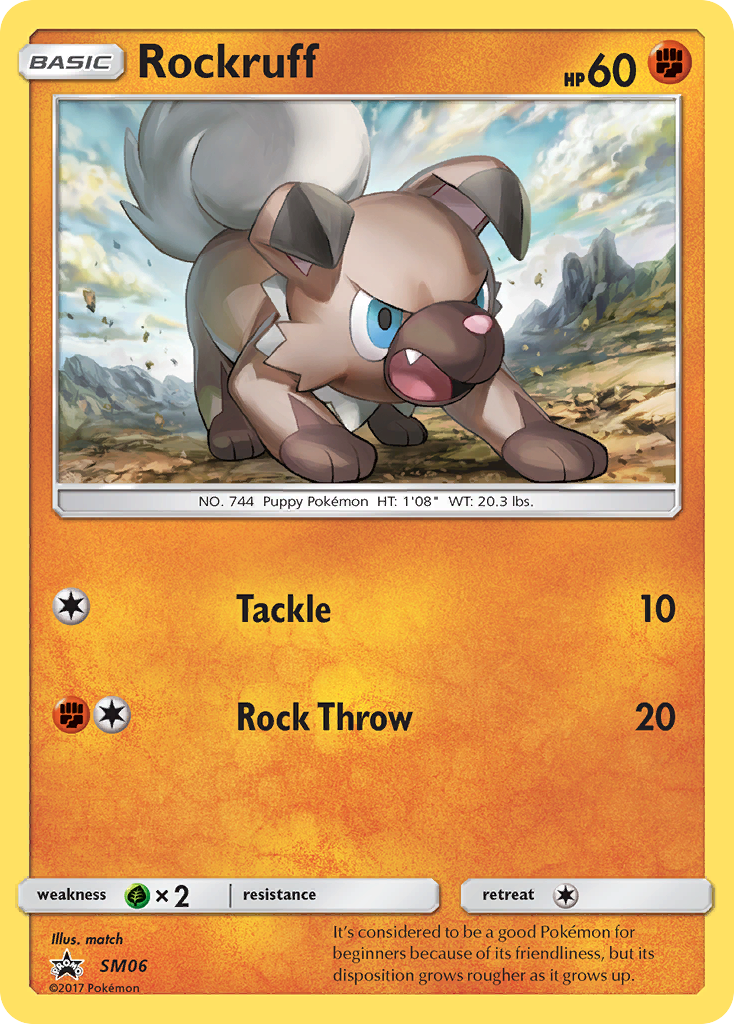 Rockruff (SM06) [Sun & Moon: Black Star Promos] | Gear Gaming Bentonville