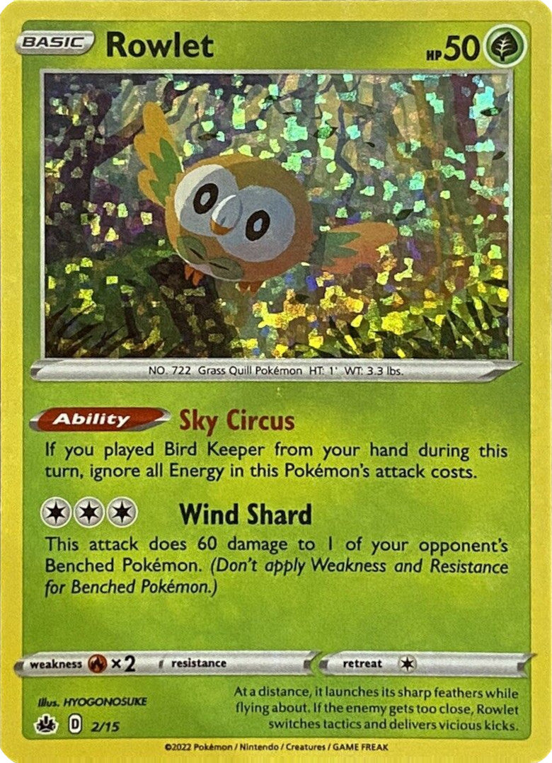 Rowlet (2/15) [McDonald's Promos: Match Battle] | Gear Gaming Bentonville