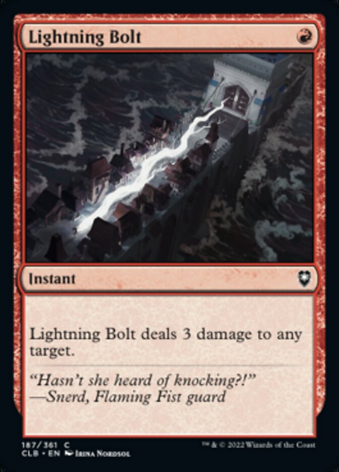 Lightning Bolt [Commander Legends: Battle for Baldur's Gate] | Gear Gaming Bentonville