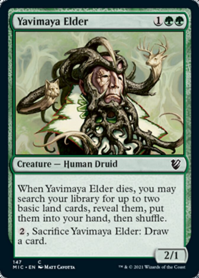 Yavimaya Elder [Innistrad: Midnight Hunt Commander] | Gear Gaming Bentonville