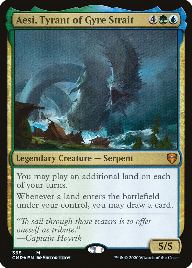 Aesi, Tyrant of Gyre Strait [Commander Legends Commander Deck] | Gear Gaming Bentonville