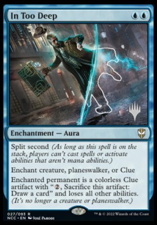 In Too Deep (Promo Pack) [Streets of New Capenna Commander Promos] | Gear Gaming Bentonville