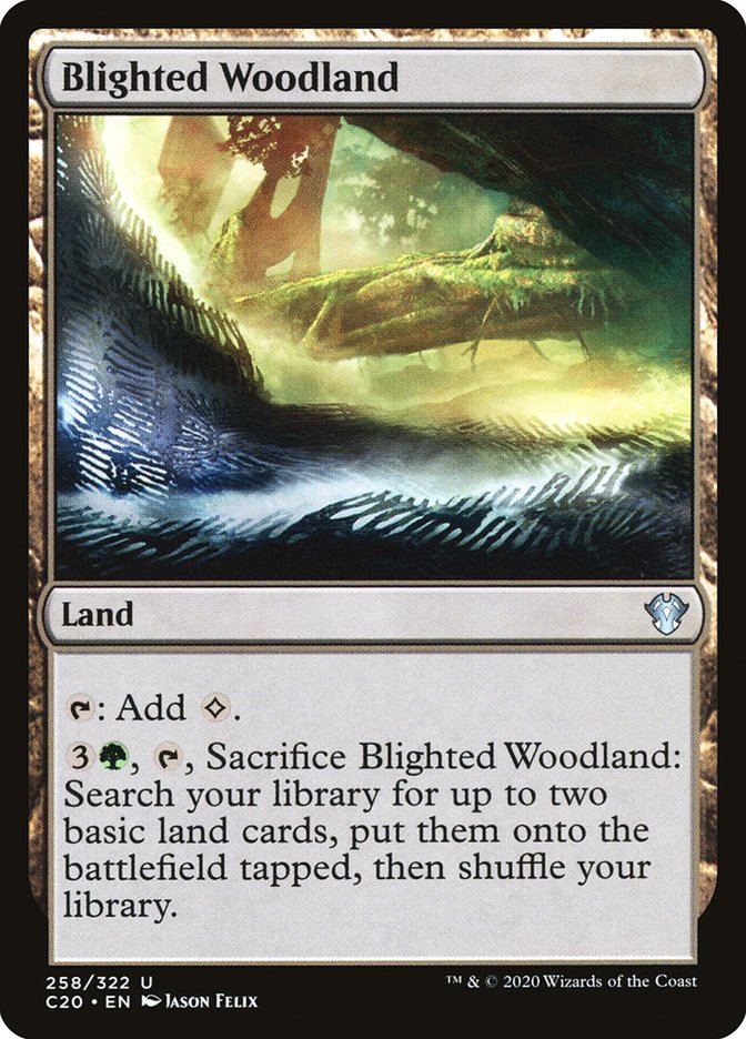 Blighted Woodland [Commander 2020] | Gear Gaming Bentonville