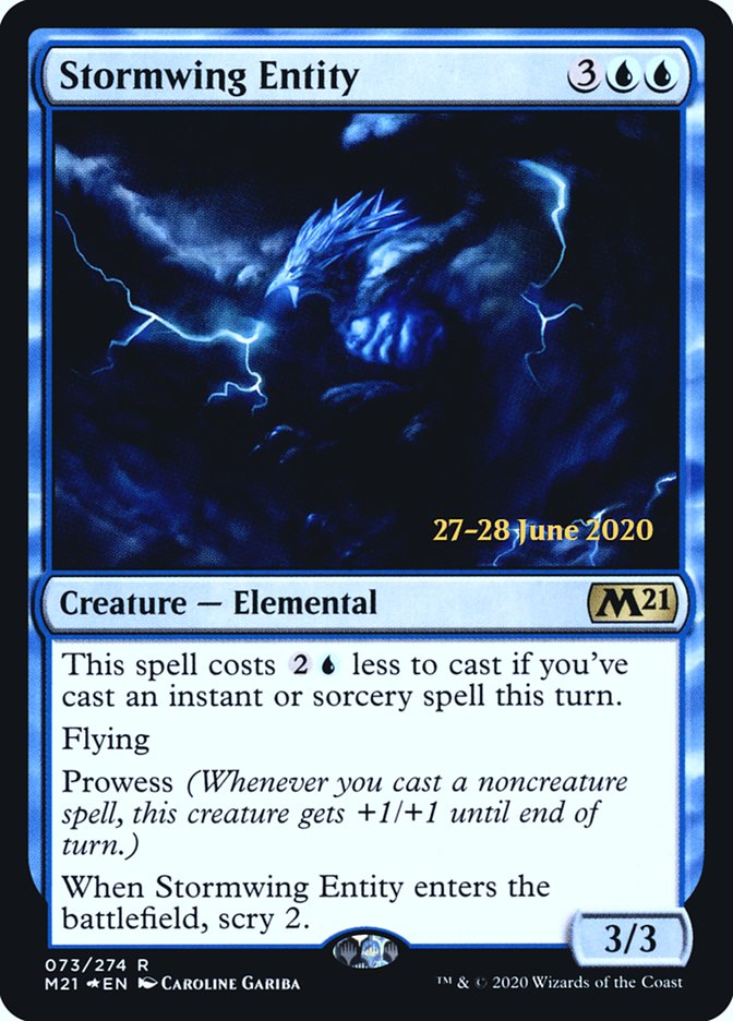 Stormwing Entity  [Core Set 2021 Prerelease Promos] | Gear Gaming Bentonville