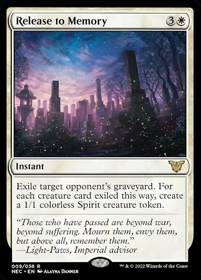 Release to Memory [Kamigawa: Neon Dynasty Commander] | Gear Gaming Bentonville