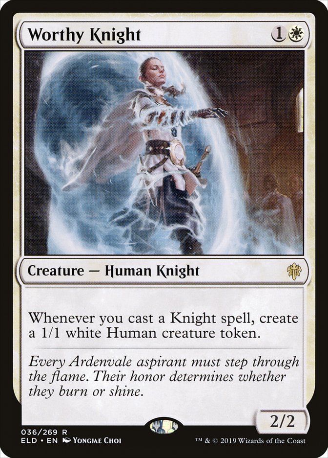 Worthy Knight [Throne of Eldraine] | Gear Gaming Bentonville