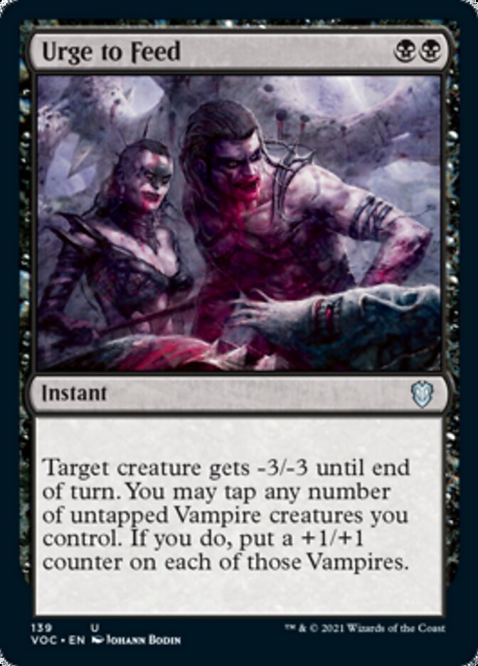 Urge to Feed [Innistrad: Crimson Vow Commander] | Gear Gaming Bentonville