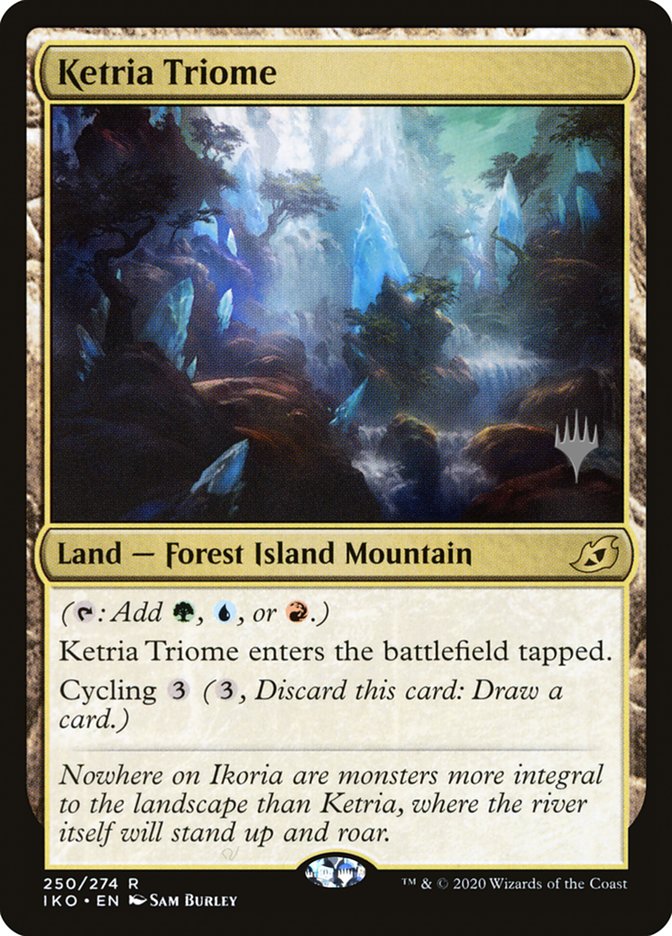 Ketria Triome (Promo Pack) [Ikoria: Lair of Behemoths Promos] | Gear Gaming Bentonville