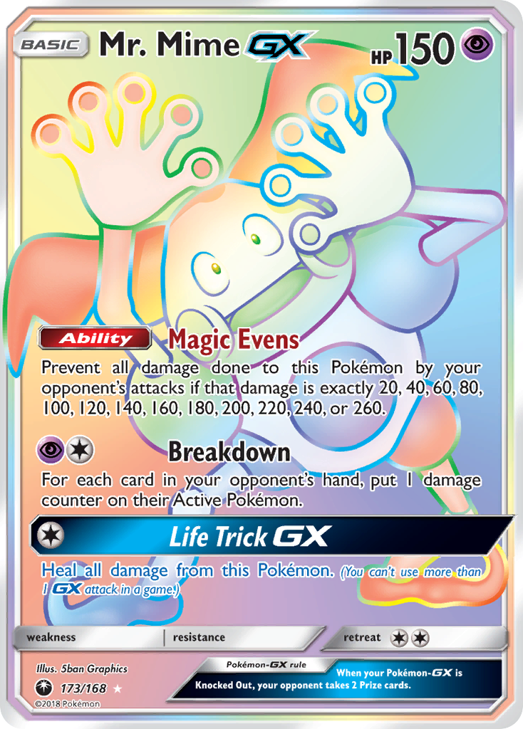 Mr. Mime GX (173/168) [Sun & Moon: Celestial Storm] | Gear Gaming Bentonville