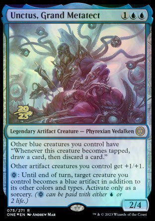 Unctus, Grand Metatect [Phyrexia: All Will Be One Prerelease Promos] | Gear Gaming Bentonville