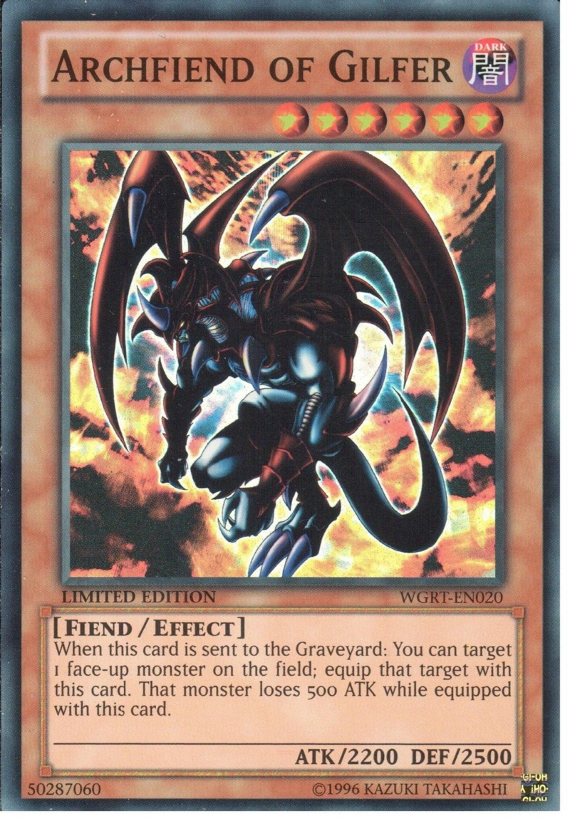 Archfiend of Gilfer [WGRT-EN020] Super Rare | Gear Gaming Bentonville