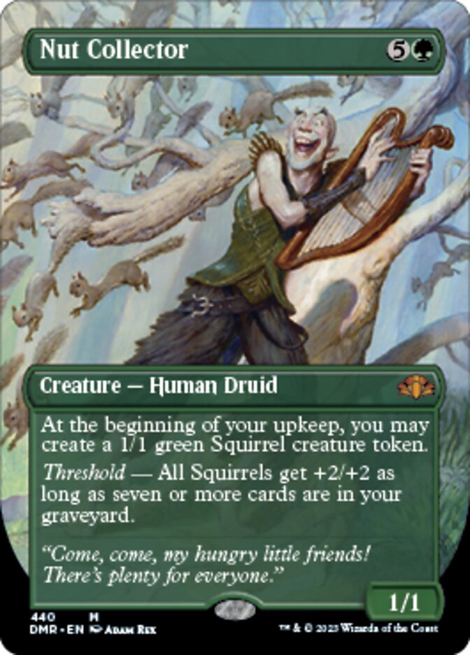 Nut Collector (Borderless Alternate Art) [Dominaria Remastered] | Gear Gaming Bentonville