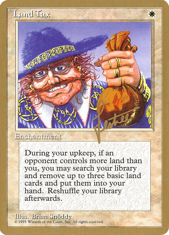 Land Tax (Bertrand Lestree) [Pro Tour Collector Set] | Gear Gaming Bentonville