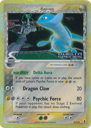 Latios (9/113) (Delta Species) (Stamped) [EX: Delta Species] | Gear Gaming Bentonville