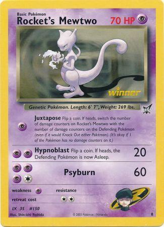 Rocket's Mewtwo (8) (Jumbo Card) [Best of Promos] | Gear Gaming Bentonville