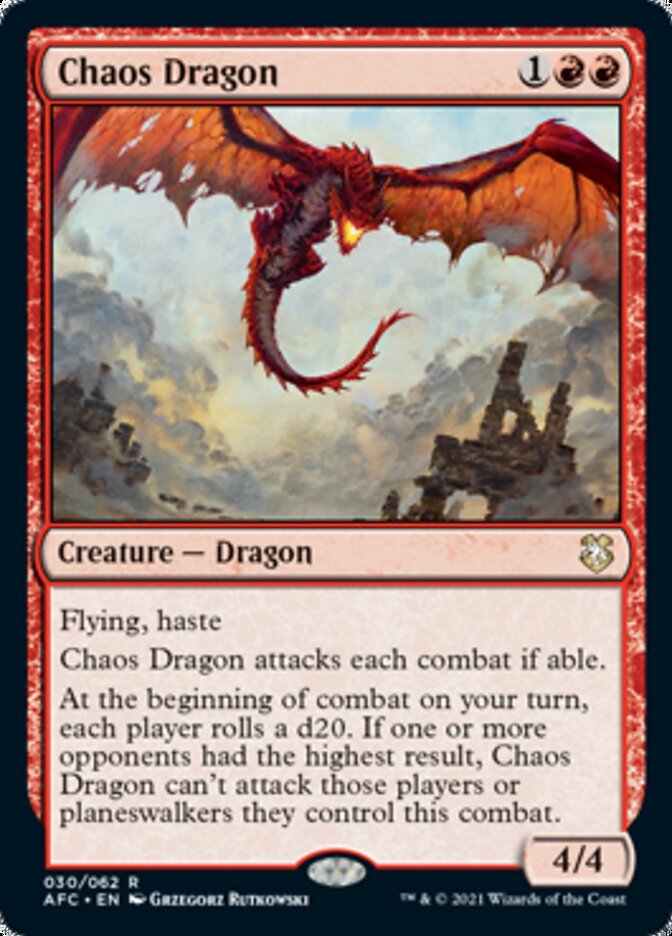 Chaos Dragon [Dungeons & Dragons: Adventures in the Forgotten Realms Commander] | Gear Gaming Bentonville