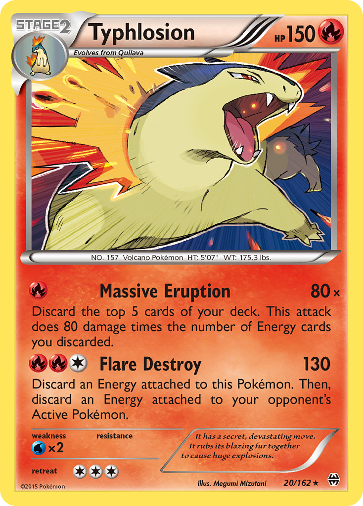 Typhlosion (20/162) [XY: BREAKthrough] | Gear Gaming Bentonville