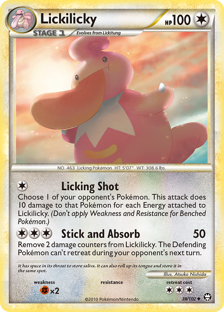 Lickilicky (38/102) [HeartGold & SoulSilver: Triumphant] | Gear Gaming Bentonville