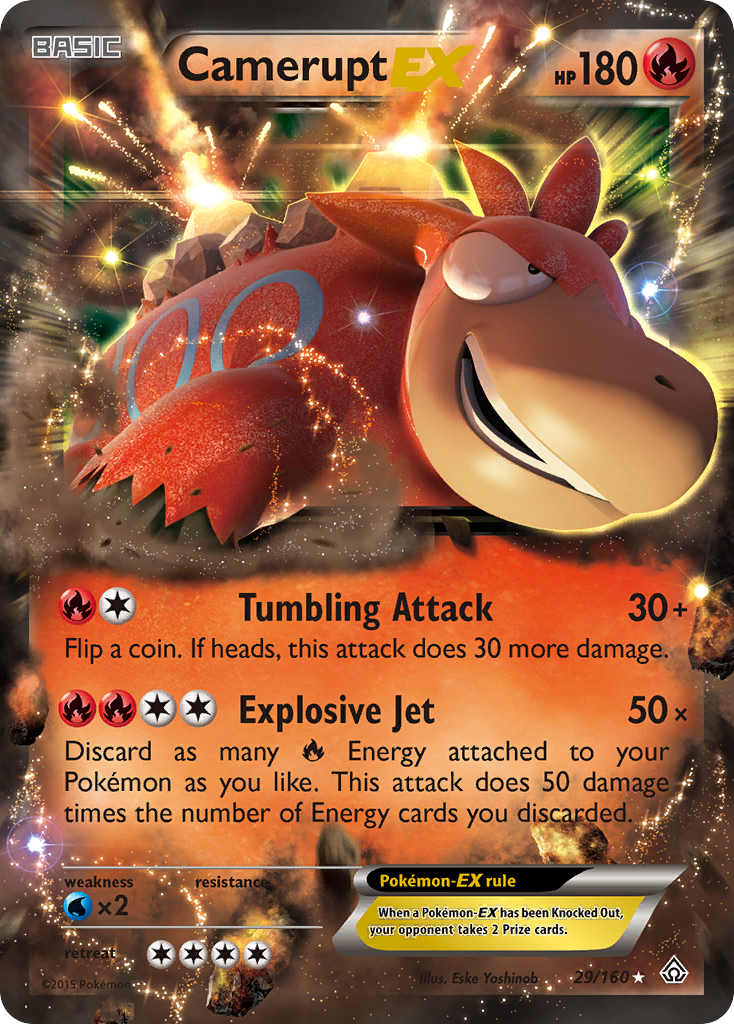 Camerupt EX (29/160) [XY: Primal Clash] | Gear Gaming Bentonville